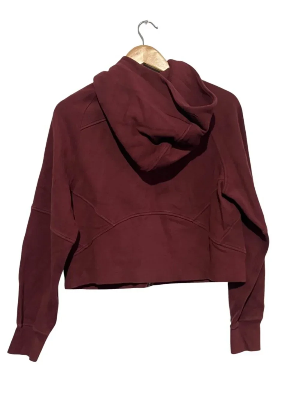 Lululemon Scuba Red Merlot Oversized Half Zip Hoodie XS/S